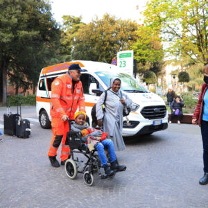 trasporto di una paziente inospedale