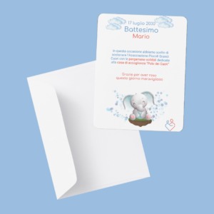 Pergamene solidali battesimo